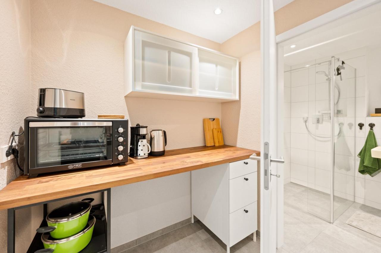 1Br 2Beds - Kleiner Privater Innenhof- Barrierefrei! -Frisch Saniert - Mozart Eins Bietigheim-Bissingen Kültér fotó
